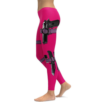 Waffen & Make-up Hot Pink Leggings A510