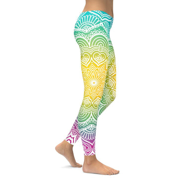 Helle Sonnen-Mandala Leggings E192