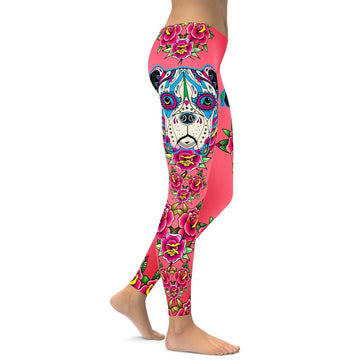 Zucker-Schädel Boxer Leggings Z471