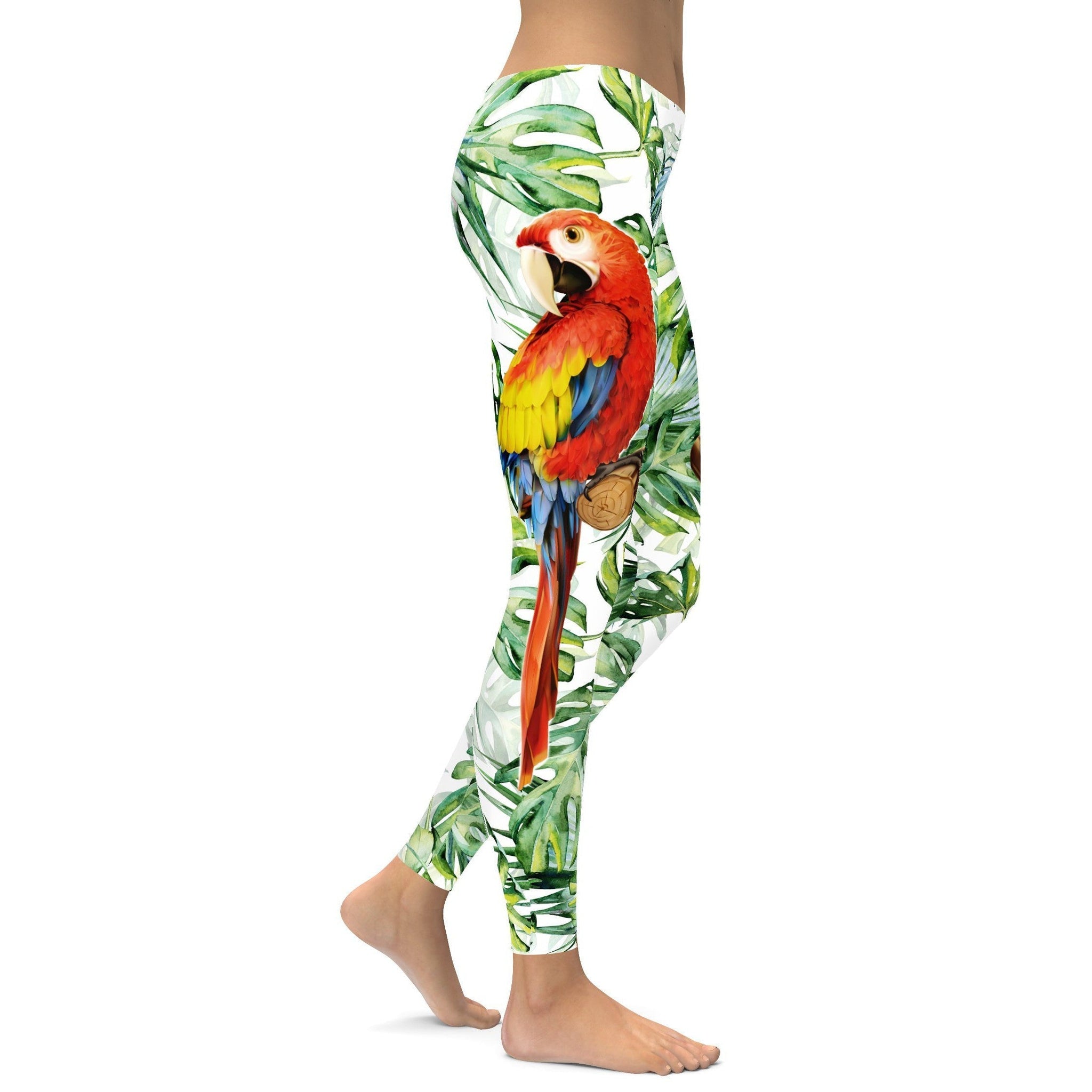 Bunte Papageien Leggings E771