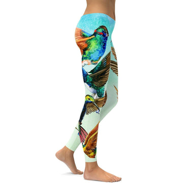Aquarell Kolibri Leggings L976