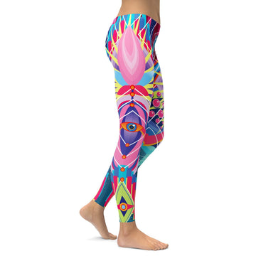 Kawaii Bunte Leggings B397