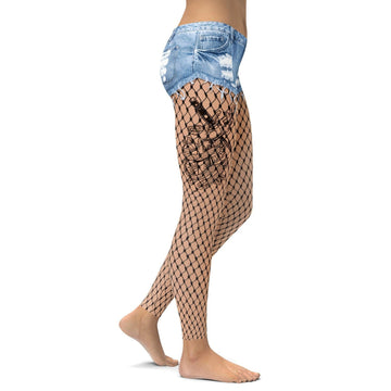 Faux-Strumpfhosen & Kurze Leggings D238