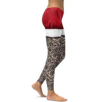 Weihnachtsshorts & Spitzenleggings B678