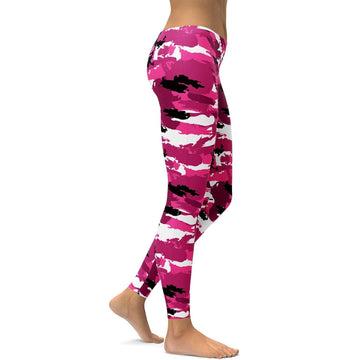 Rosa Camouflage Leggings I747
