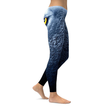 Wolf Eyes Leggings auf Deutsch K886