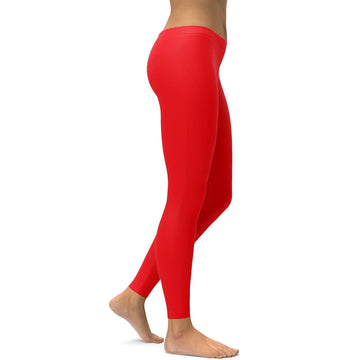 Helle Rote Leggings Q362