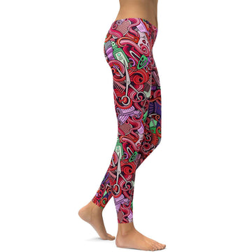 Rosa Friseursleggings I262