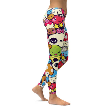 Glückliche Kawaii Leggings V278