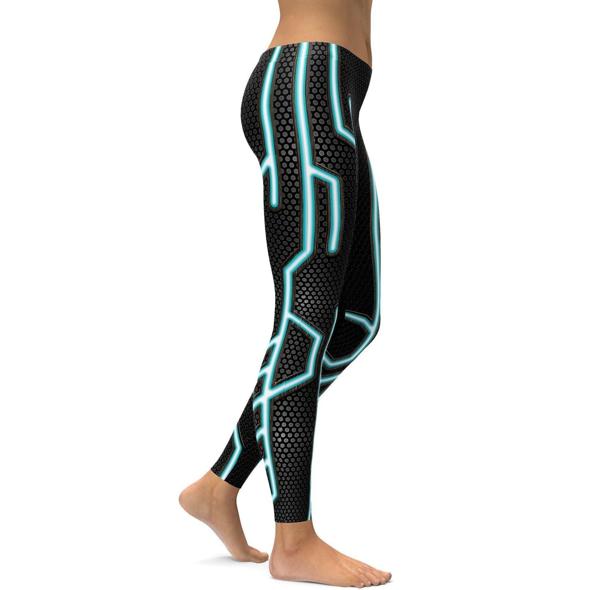 Blaue Speedster Leggings V878