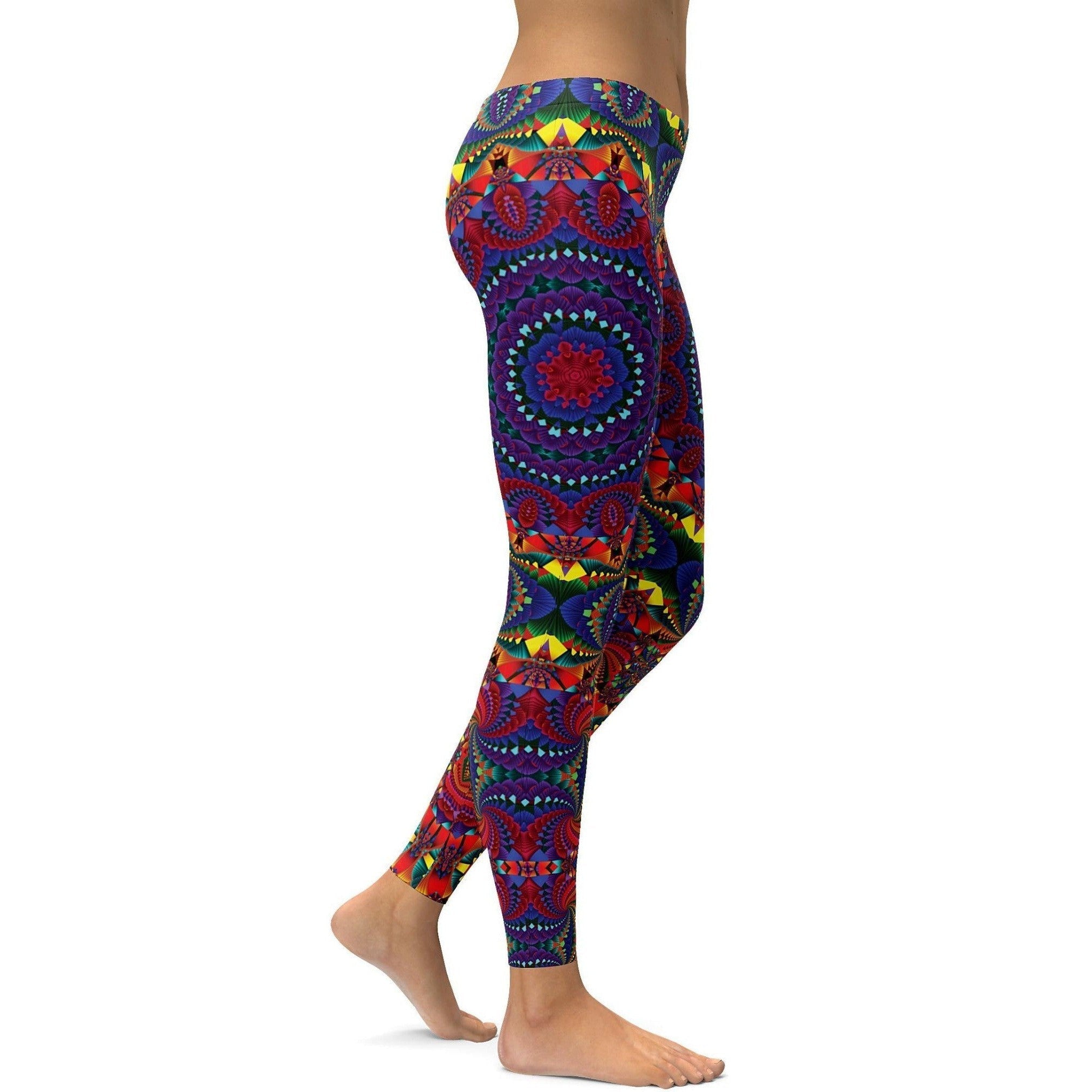 Retro Kaleidoskop Leggings P652