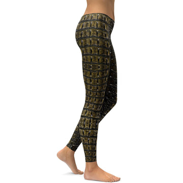 Krokodilleder Leggings C618