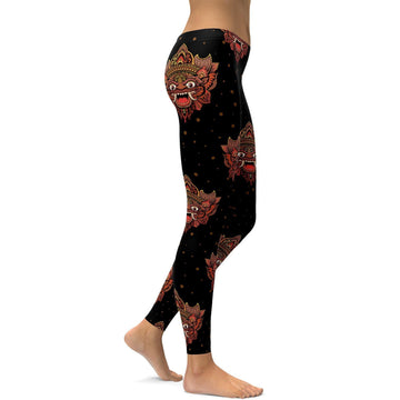 Balinesische Masken Leggings L245