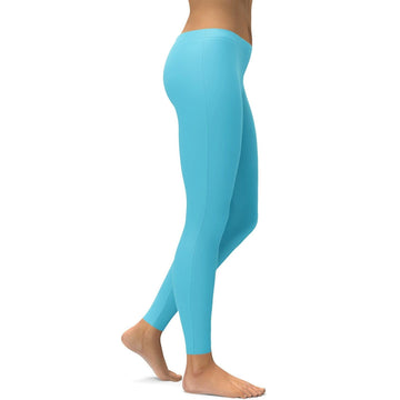 Helle Babyblaue Leggings R645