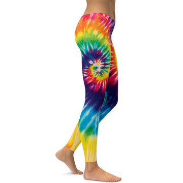 Tie-Dye-Wirbel Leggings T169
