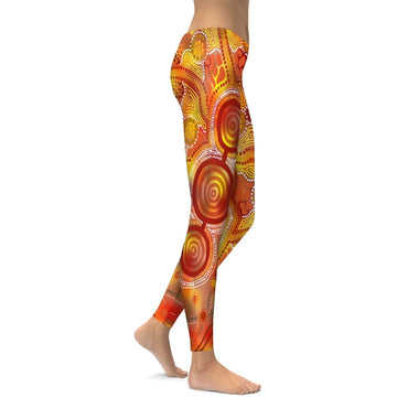 Brennende Land Leggings I401