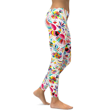Bunte Mexikanische Lichtmuster Leggings O489