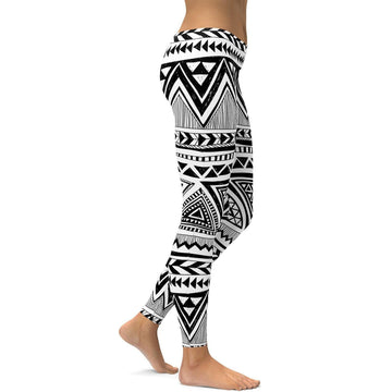 Aztekenmuster Leggings Z821