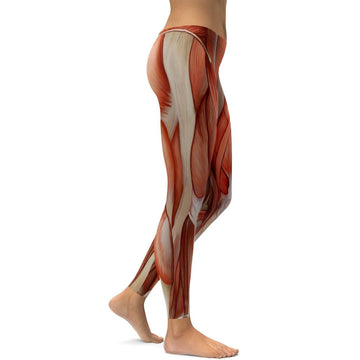 Realistische menschliche Muskel-Leggings X219