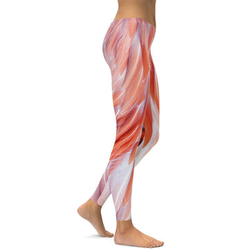 Flamingo-Federn Leggings Y861