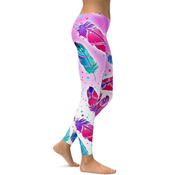 Träumende Federfall Leggings Q448