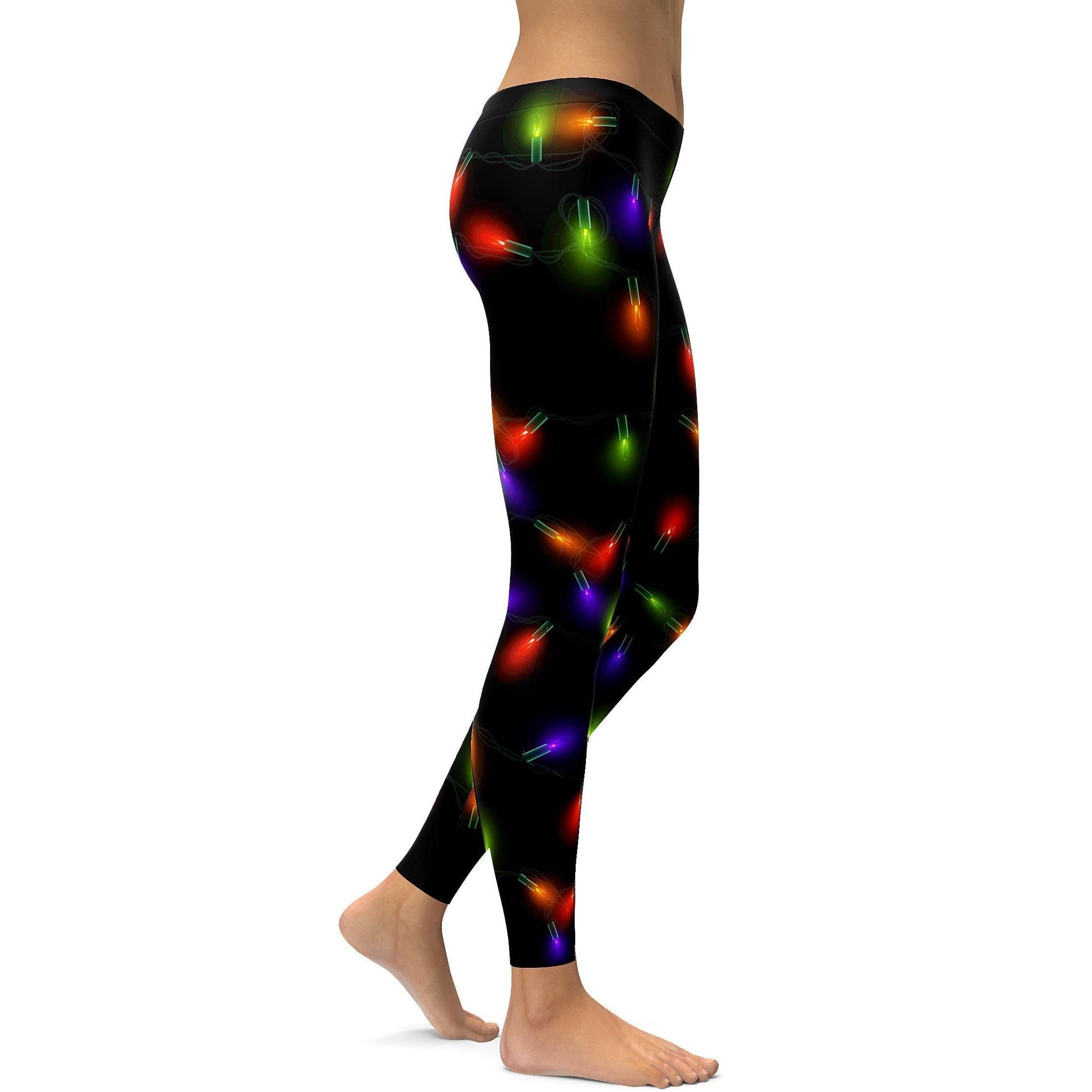 Kleine Weihnachtslichter Leggings Q500