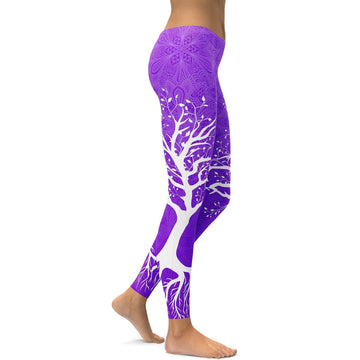 Lila Lebensbaum Leggings L346