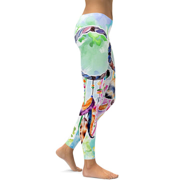 Wasserfarben Traumfänger Leggings R845