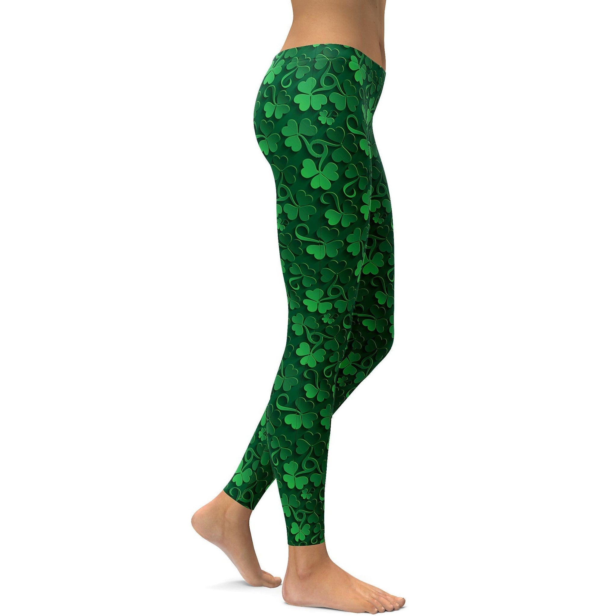 3D Kleeblätter Leggings R900