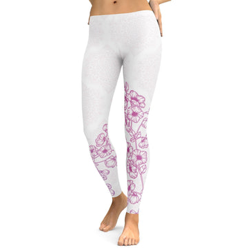 Rosa Sakura Leggings P066