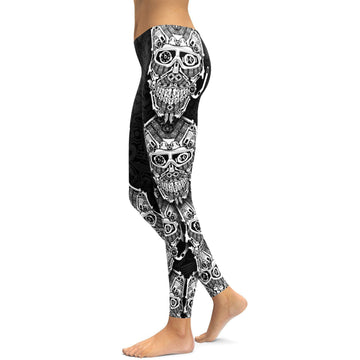 Tauchenden Schädel Leggings S751