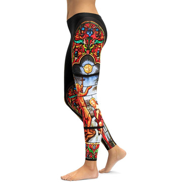 Christliche Kathedralen Leggings U513