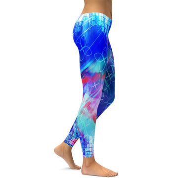 Bunte Rave Leggings H021
