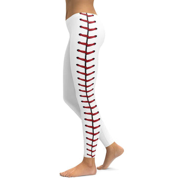 Baseball-Nähte Leggings C066