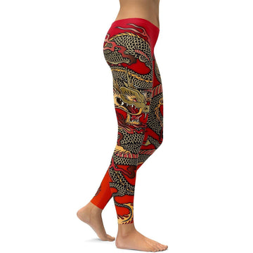 Chinesische Drachen Leggings F303