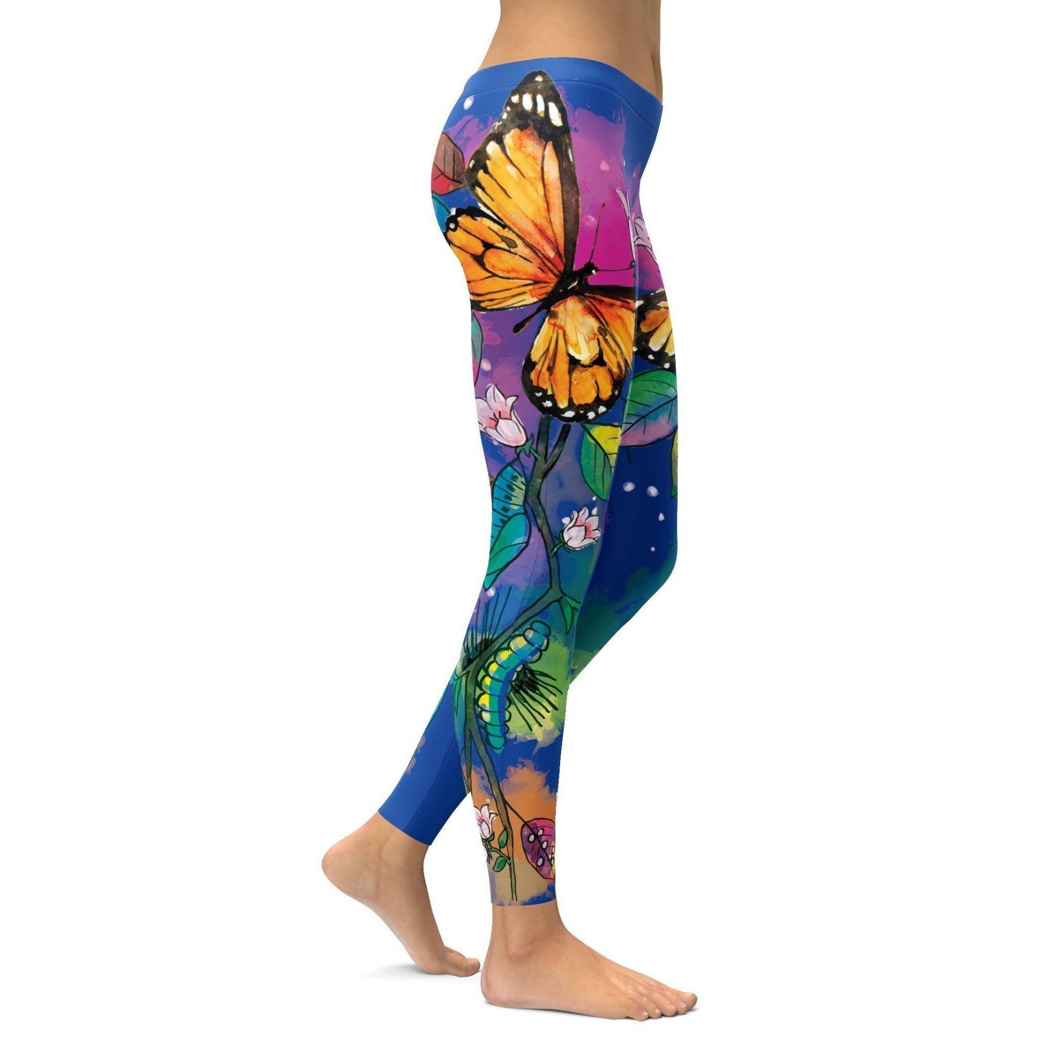 Blaue Metamorphose Leggings G217
